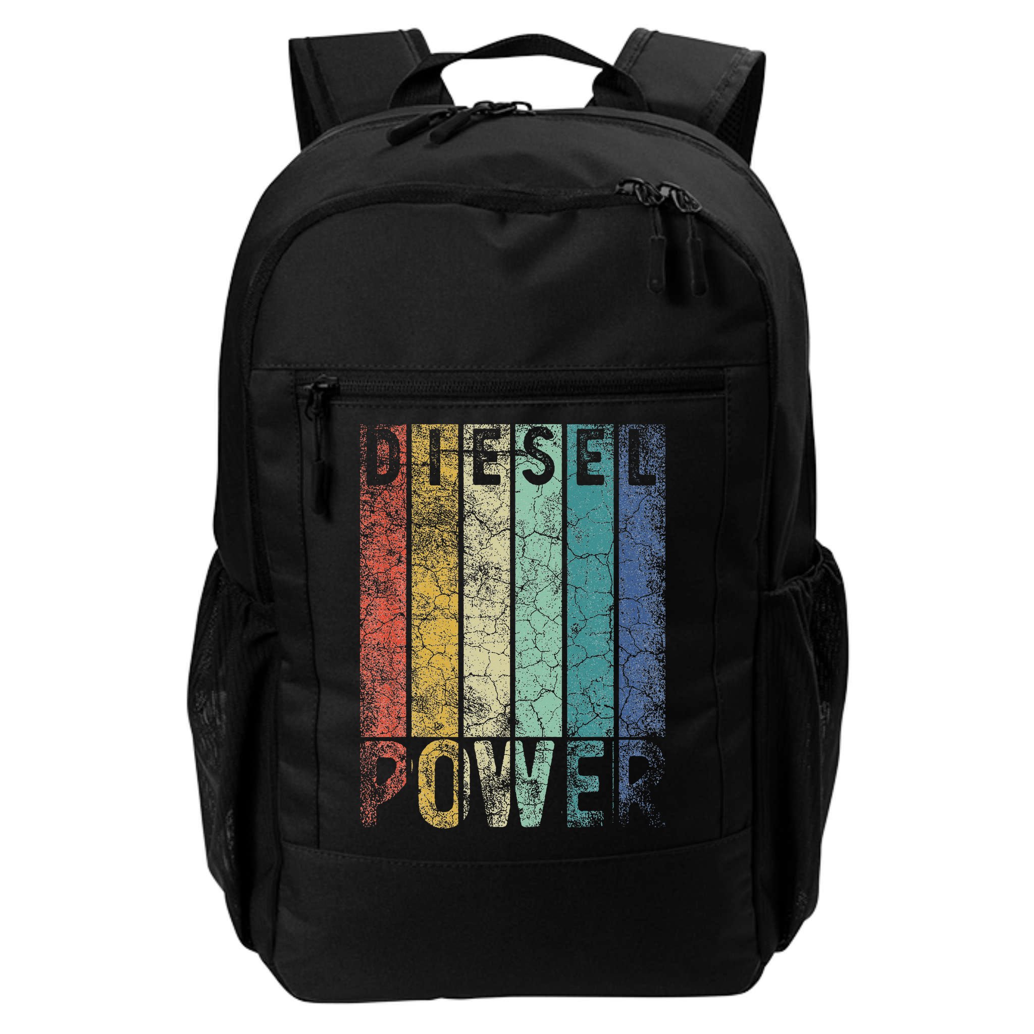 Vintage Diesel Power Funny Gift For Car Mechanic Smoke Truck Backpack