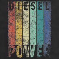 Vintage Diesel Power Funny Gift For Car Mechanic Smoke Truck Hat