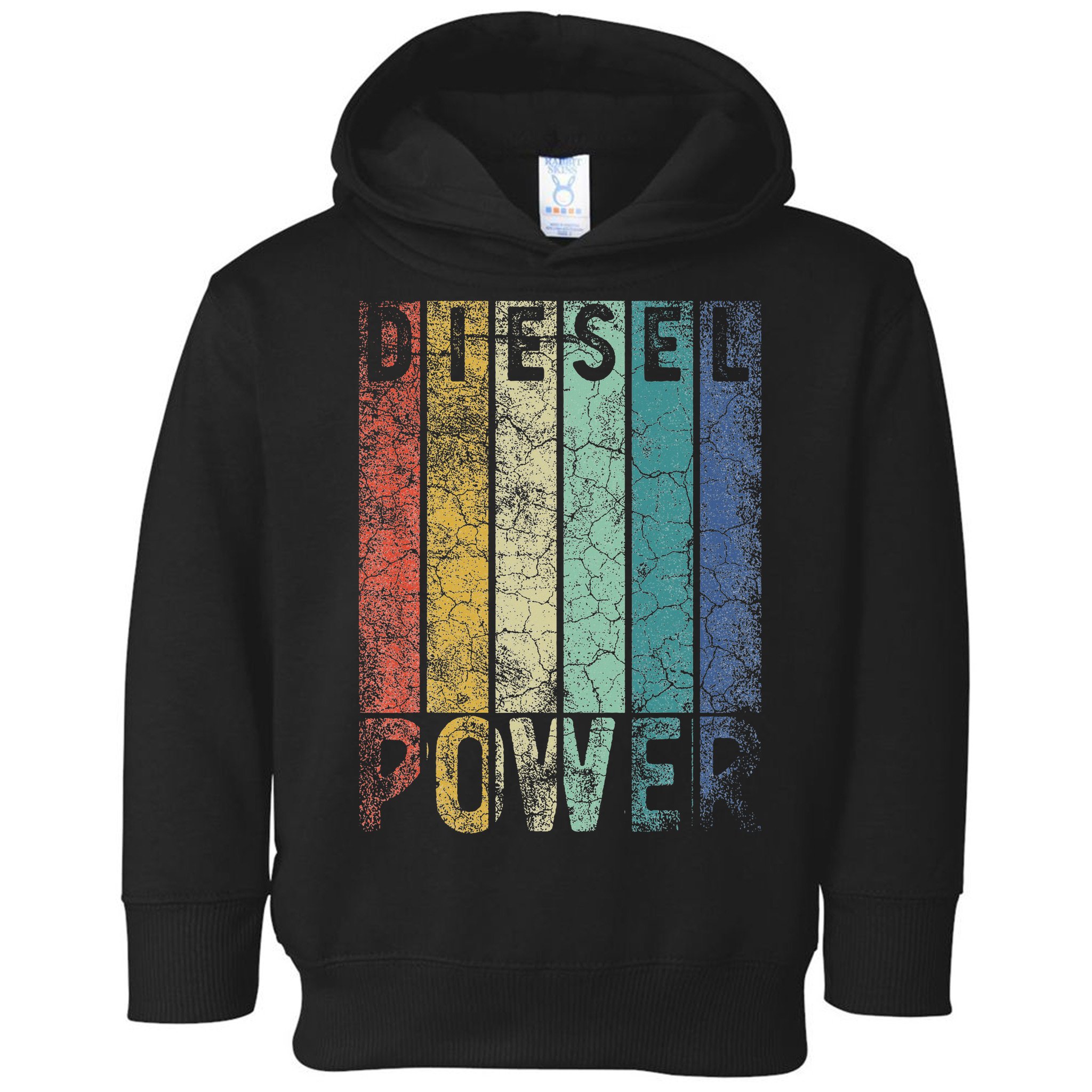 Vintage Diesel Power Funny Gift For Car Mechanic Smoke Truck Toddler Hoodie