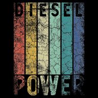 Vintage Diesel Power Funny Gift For Car Mechanic Smoke Truck Toddler Hoodie