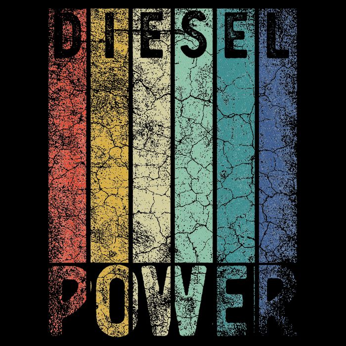 Vintage Diesel Power Funny Gift For Car Mechanic Smoke Truck Toddler Hoodie