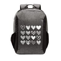 Valentines Day Pattern Hearts Vector Backpack