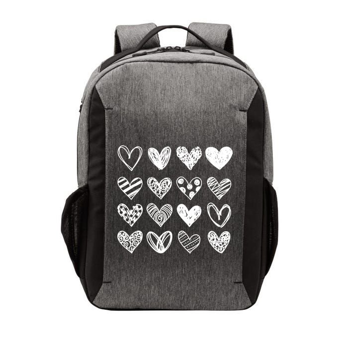 Valentines Day Pattern Hearts Vector Backpack
