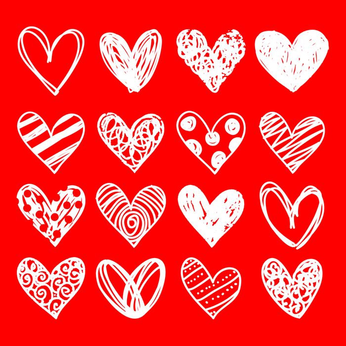 Valentines Day Pattern Hearts 16 in Basic Backpack
