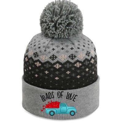 Valentines Day Pickup Dump Truck Loads Of Love Gift The Baniff Cuffed Pom Beanie