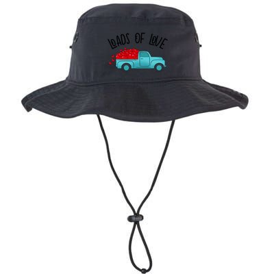 Valentines Day Pickup Dump Truck Loads Of Love Gift Bucket Hat