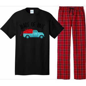 Valentines Day Pickup Dump Truck Loads Of Love Gift Pajama Set