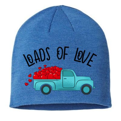 Valentines Day Pickup Dump Truck Loads Of Love Gift Sustainable Beanie