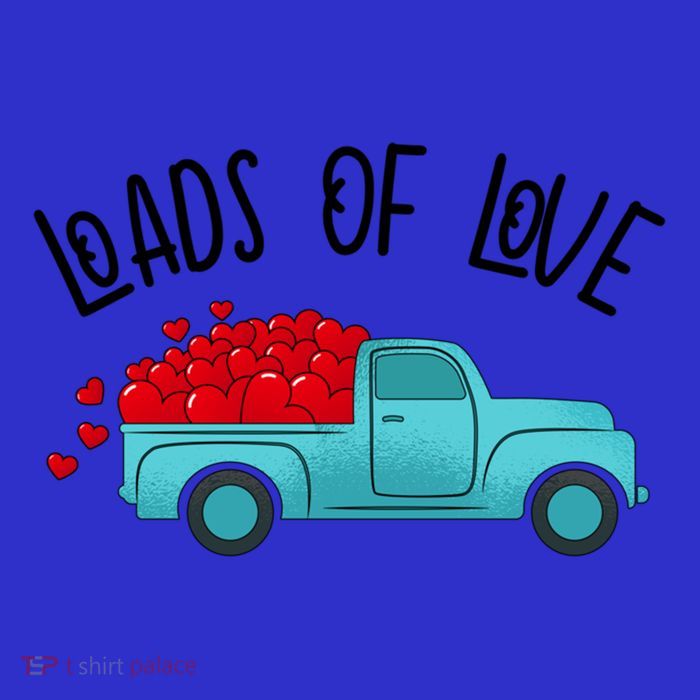 Valentines Day Pickup Dump Truck Loads Of Love Gift 16 in Basic Backpack