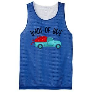 Valentines Day Pickup Dump Truck Loads Of Love Gift Mesh Reversible Basketball Jersey Tank