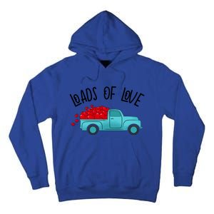 Valentines Day Pickup Dump Truck Loads Of Love Gift Tall Hoodie