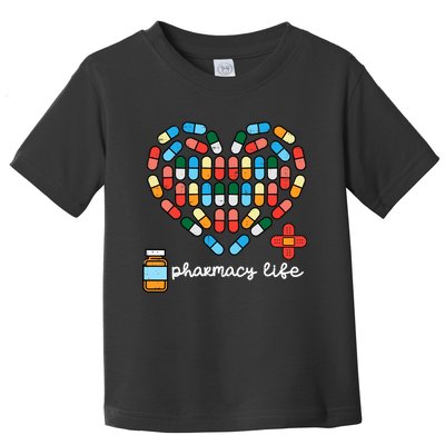 Valentines Day Pharmacy Life Pill Heart Pharmacist Toddler T-Shirt