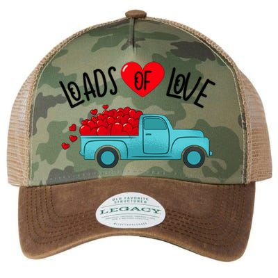 Valentines Day Pickup Truck Loads Of Love Gift Legacy Tie Dye Trucker Hat