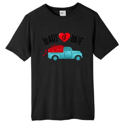 Valentines Day Pickup Truck Loads Of Love Gift Tall Fusion ChromaSoft Performance T-Shirt