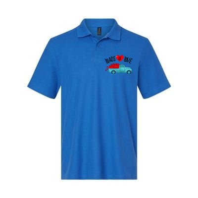 Valentines Day Pickup Truck Loads Of Love Gift Softstyle Adult Sport Polo