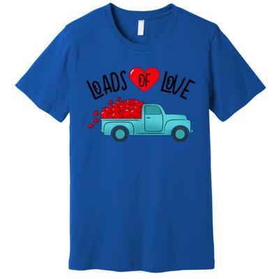 Valentines Day Pickup Truck Loads Of Love Gift Premium T-Shirt