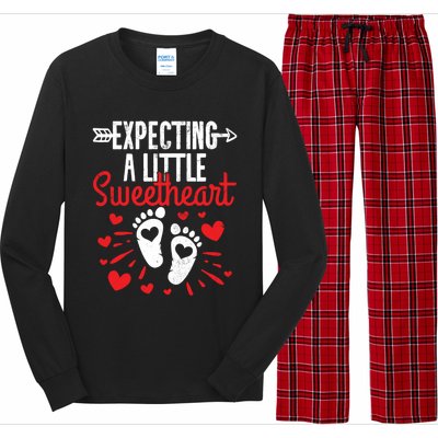 Valentines Day Pregnancy Announcet Meaningful Gift Long Sleeve Pajama Set