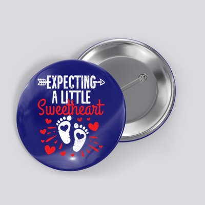 Valentines Day Pregnancy Announcet Meaningful Gift Button