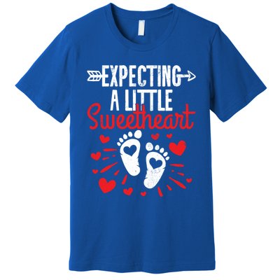 Valentines Day Pregnancy Announcet Meaningful Gift Premium T-Shirt