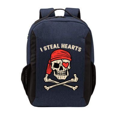 Valentines Day Pirate I Steal Hearts Cool Vector Backpack