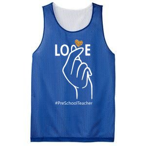 Valentines Day Preschool Teacher Cute Korean Finger Heart Cute Gift Mesh Reversible Basketball Jersey Tank