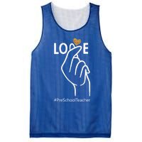 Valentines Day Preschool Teacher Cute Korean Finger Heart Cute Gift Mesh Reversible Basketball Jersey Tank