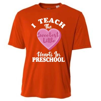 Valentines Day Preschool Teacher For Teachers In Love Gift Cooling Performance Crew T-Shirt