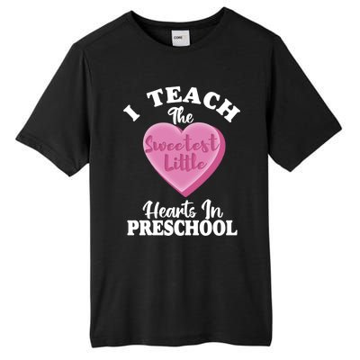 Valentines Day Preschool Teacher For Teachers In Love Gift Tall Fusion ChromaSoft Performance T-Shirt