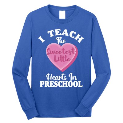 Valentines Day Preschool Teacher For Teachers In Love Gift Long Sleeve Shirt