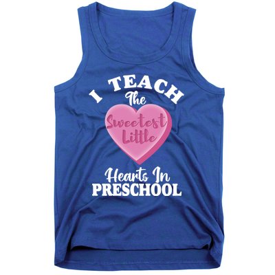 Valentines Day Preschool Teacher For Teachers In Love Gift Tank Top