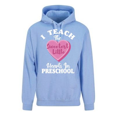 Valentines Day Preschool Teacher For Teachers In Love Gift Unisex Surf Hoodie