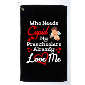 Valentines Day Preschool Teacher Gift For Teachers In Love Gift Platinum Collection Golf Towel