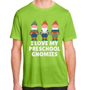 Valentines Day Preschool Teacher I Love My Gnomies Great Gift Adult ChromaSoft Performance T-Shirt