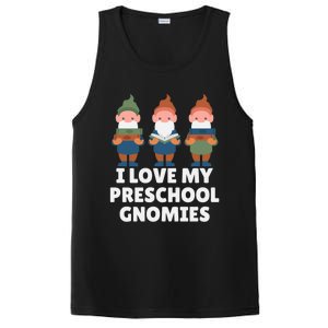 Valentines Day Preschool Teacher I Love My Gnomies Great Gift PosiCharge Competitor Tank