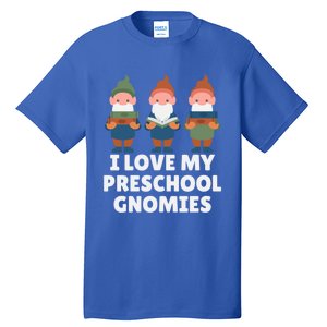 Valentines Day Preschool Teacher I Love My Gnomies Great Gift Tall T-Shirt