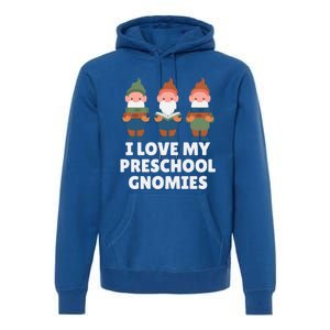 Valentines Day Preschool Teacher I Love My Gnomies Great Gift Premium Hoodie