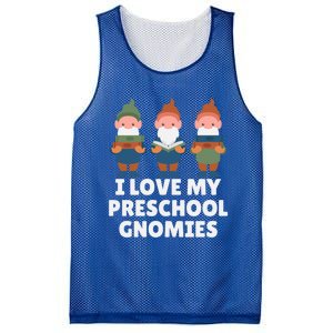 Valentines Day Preschool Teacher I Love My Gnomies Great Gift Mesh Reversible Basketball Jersey Tank