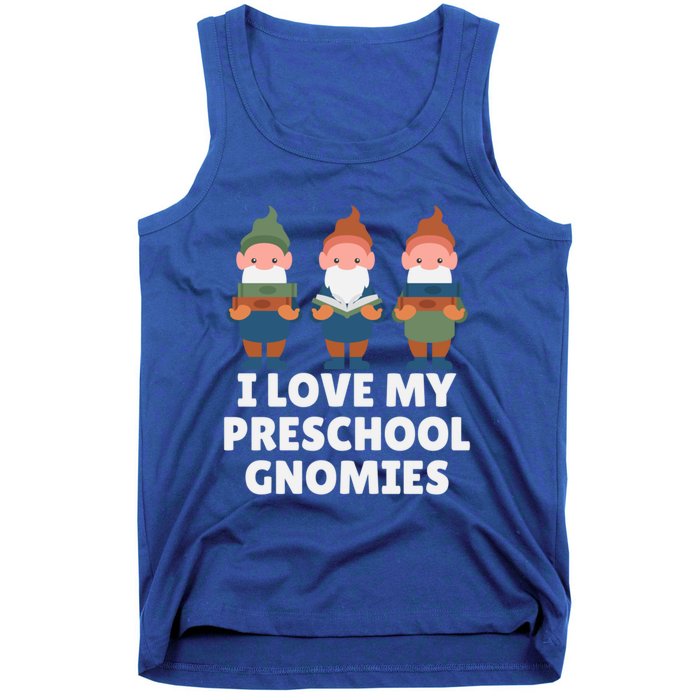 Valentines Day Preschool Teacher I Love My Gnomies Great Gift Tank Top