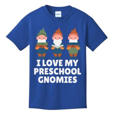 Valentines Day Preschool Teacher I Love My Gnomies Great Gift Kids T-Shirt