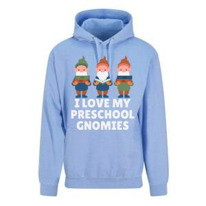 Valentines Day Preschool Teacher I Love My Gnomies Great Gift Unisex Surf Hoodie