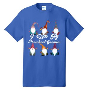 Valentines Day Preschool Teacher I Love My Gnomies Gift Tall T-Shirt