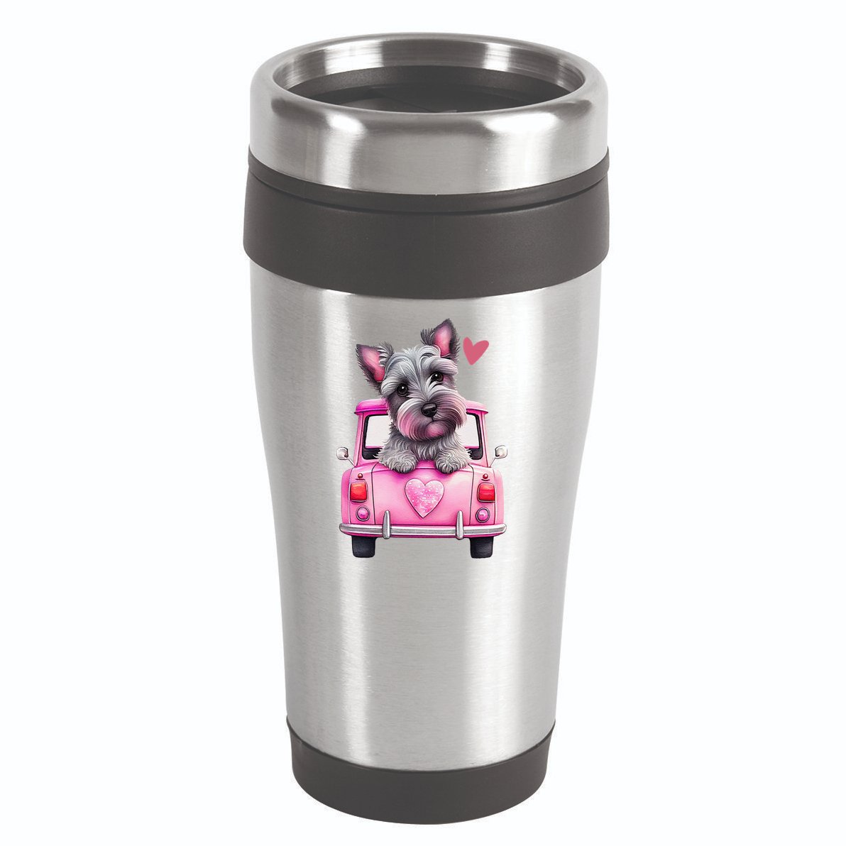 Valentines Day Puppy Cute Gift 16oz Travel Tumbler