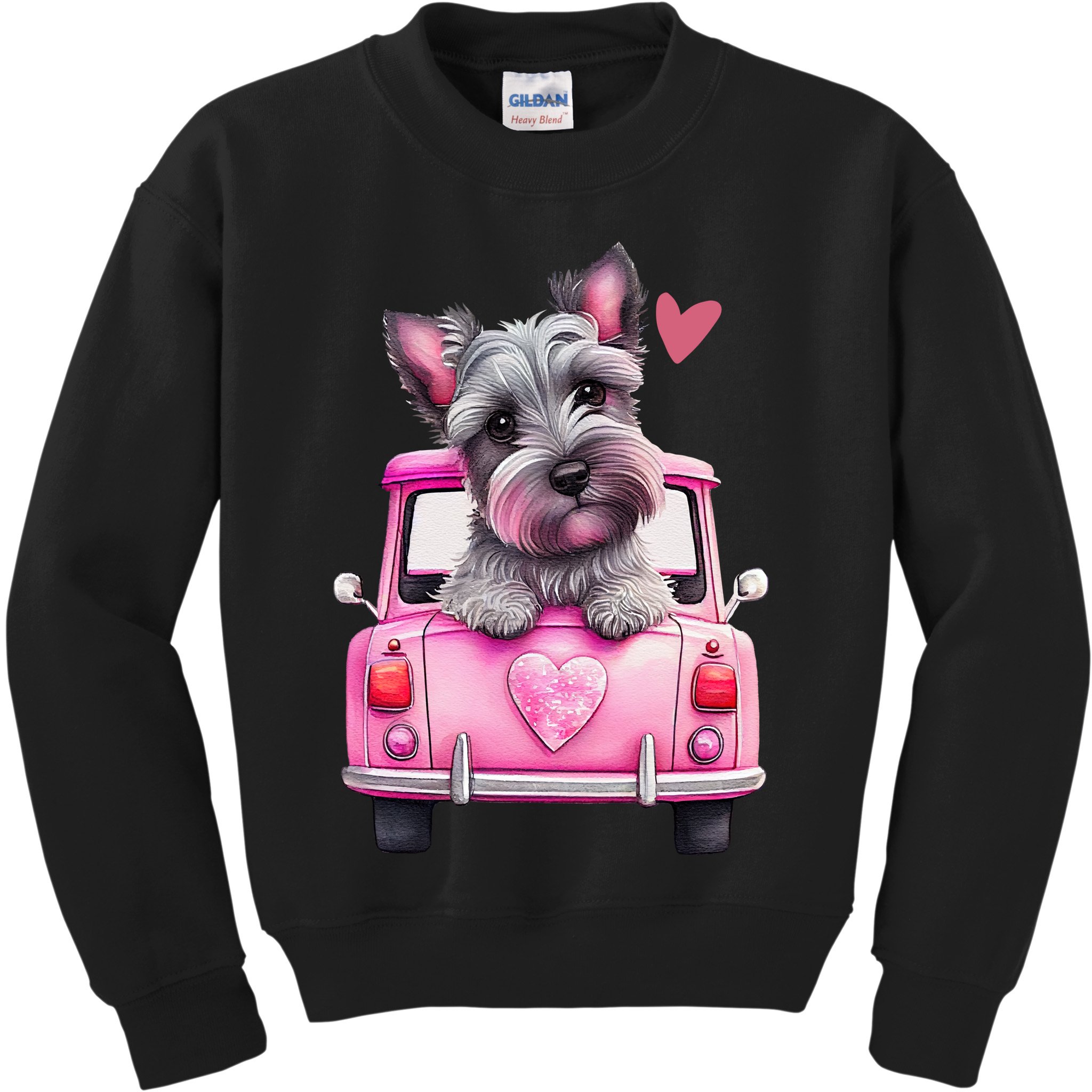 Valentines Day Puppy Cute Gift Kids Sweatshirt