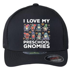 Valentines Day Preschool Teacher I Love My Gnomies Cute Gift Flexfit Unipanel Trucker Cap