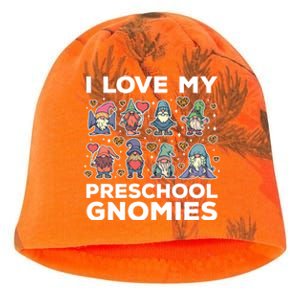 Valentines Day Preschool Teacher I Love My Gnomies Cute Gift Kati - Camo Knit Beanie