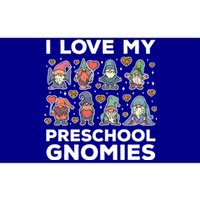 Valentines Day Preschool Teacher I Love My Gnomies Cute Gift Bumper Sticker