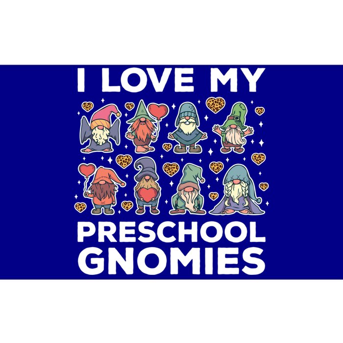 Valentines Day Preschool Teacher I Love My Gnomies Cute Gift Bumper Sticker