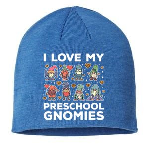 Valentines Day Preschool Teacher I Love My Gnomies Cute Gift Sustainable Beanie