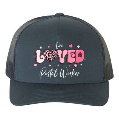 Valentines Day Postal Worker Gift Yupoong Adult 5-Panel Trucker Hat