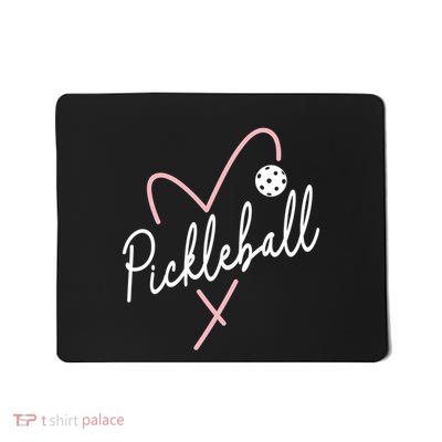 ValentineS Day Pickleball Heart Funny Heart Shape Mousepad